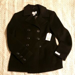 St John's Bay cashmere blend pea coat